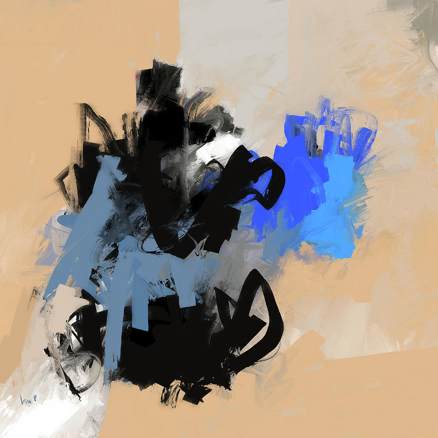 Black And Blue Painting