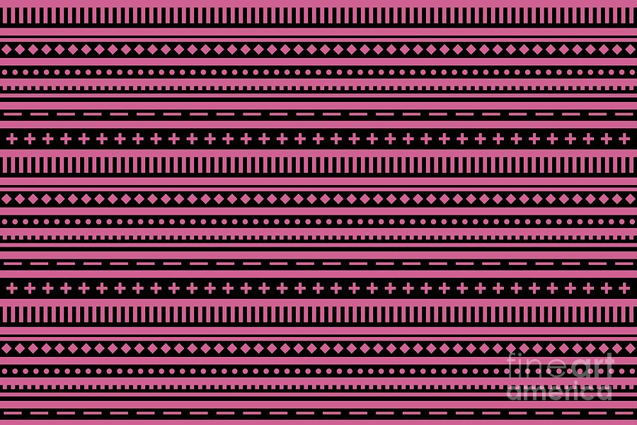 Black And Pink Stripes Color Scheme » Black »