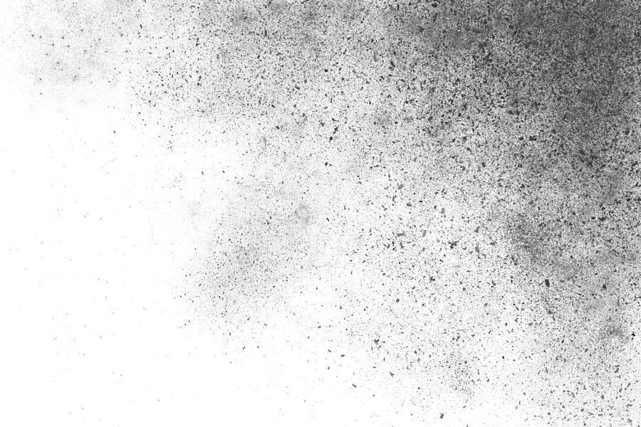Black and white abstract powder explosion background Photograph by Christopherhall