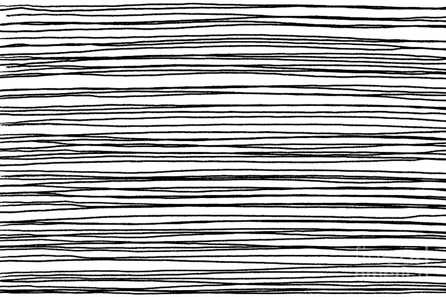 Black And White Abstract Stripe Pattern 2 Digital Art By Petite 