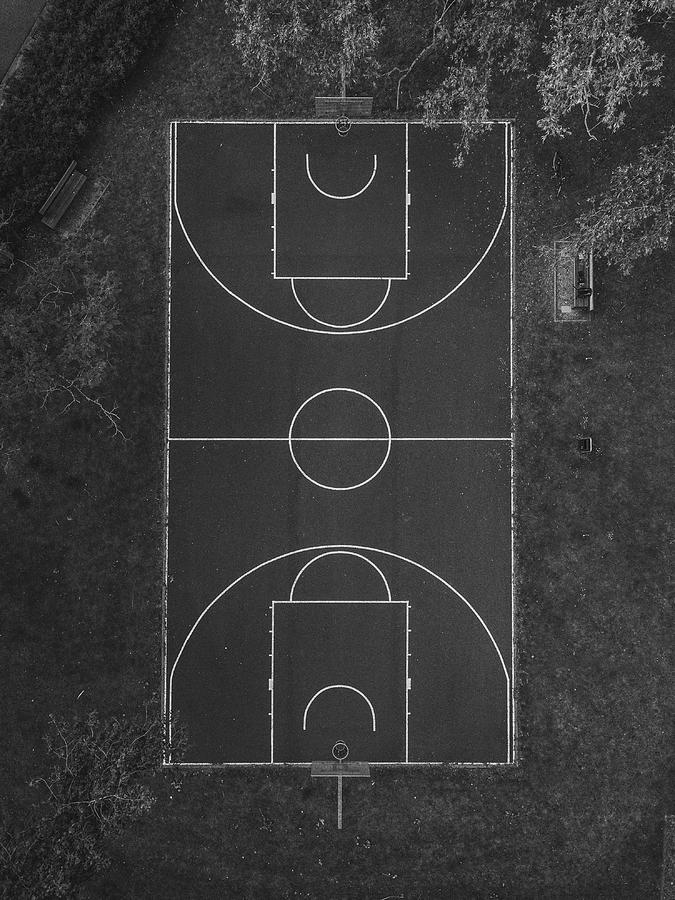 Black and White Basketball 28 Photograph by FRANK Designs - Fine Art ...