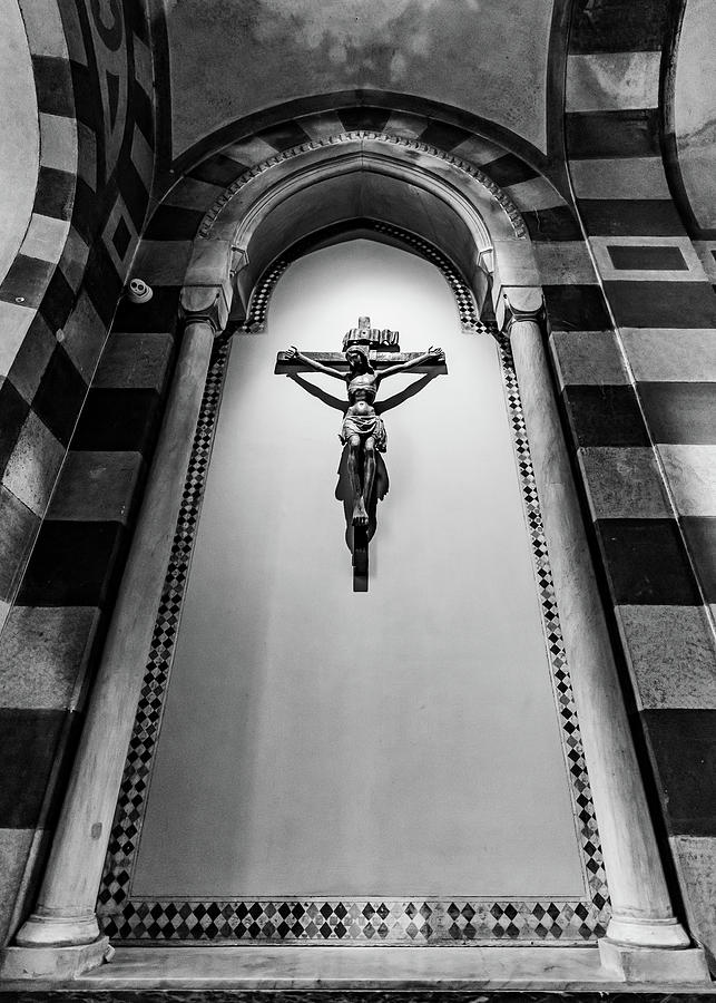 Black and White Faith Photograph by David Downs