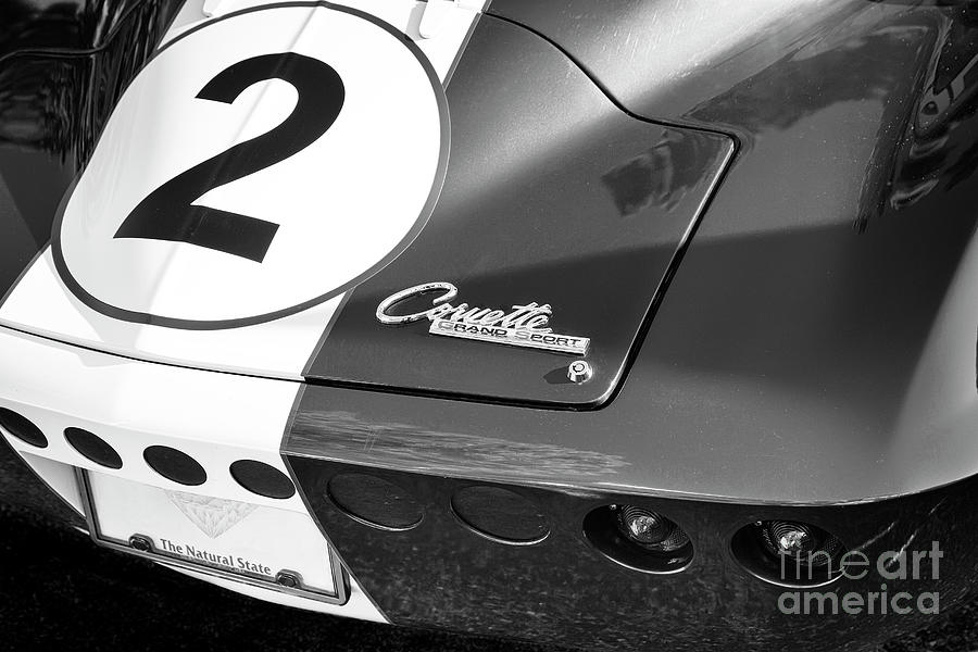 Black and White Grand Sport Photograph by Dennis Hedberg