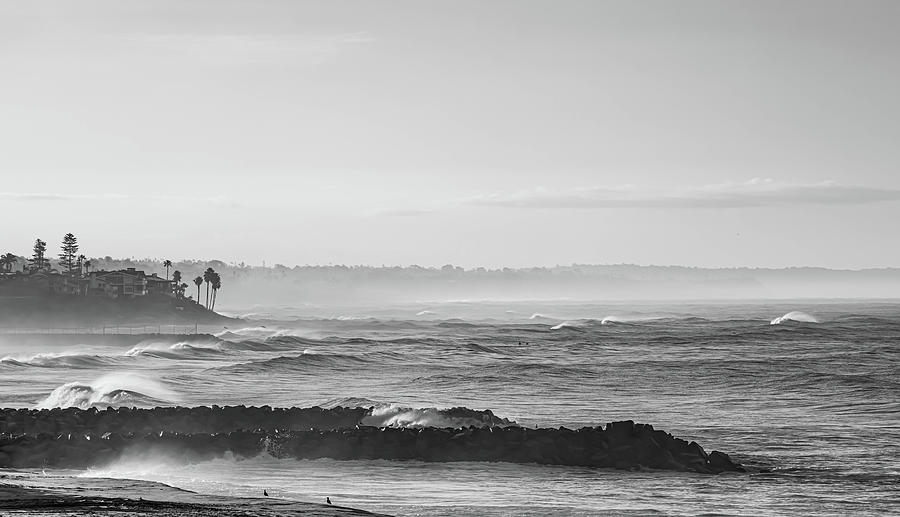 Black and White Image Carlsbad Ca Photograph by Bruce Pritchett