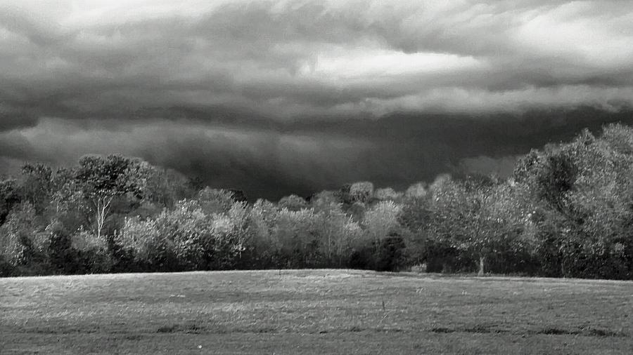 Black and White Kentucky Storm 10/23/20 Photograph by Ally White