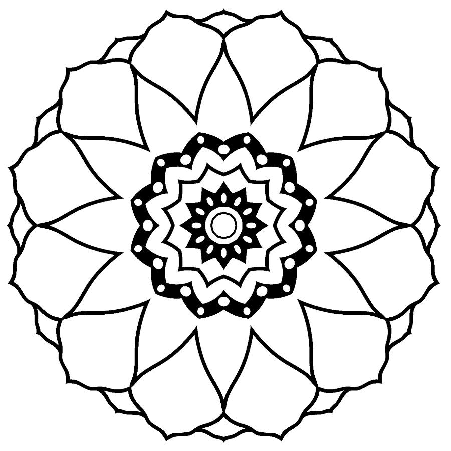 Mandala Art Design Drawing PNG Motif 2 Digital Art by Richard Griffin ...