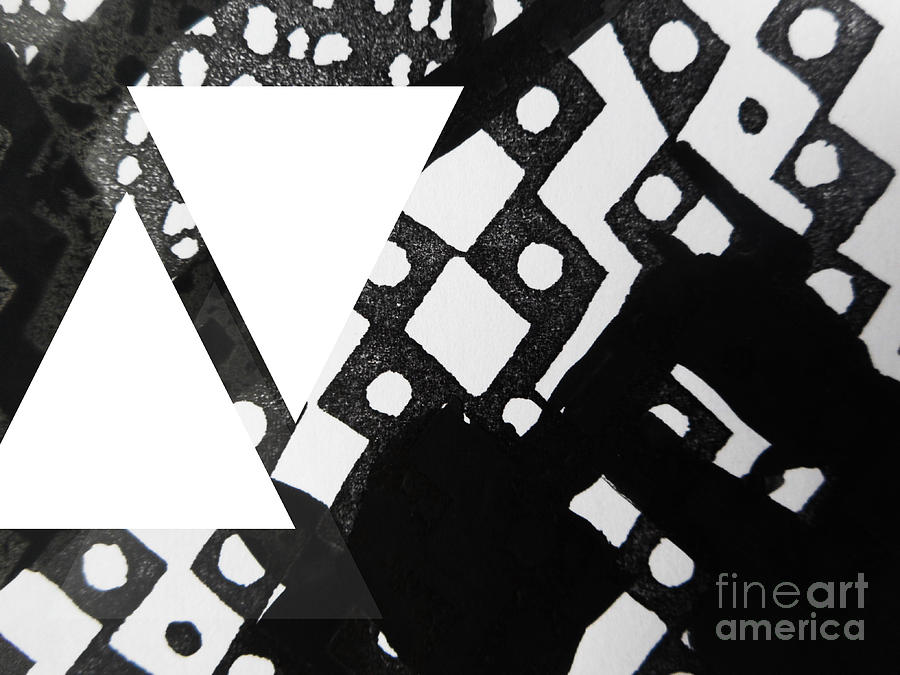 Black and White Painting-12 Painting by Katerina Stamatelos