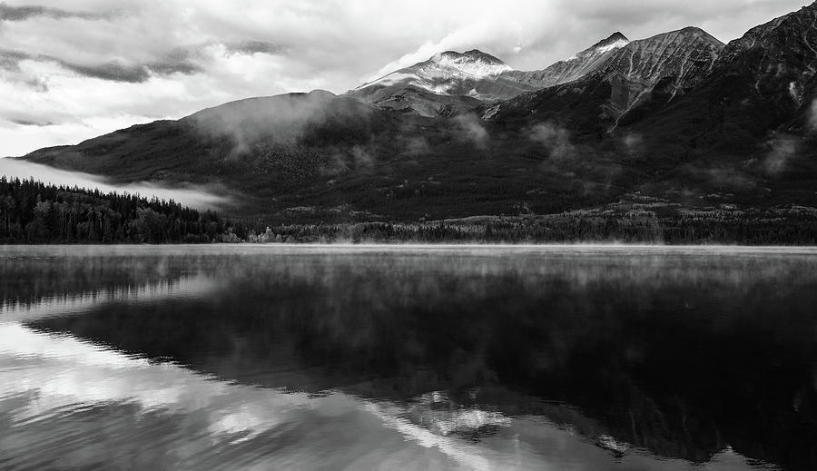 Black And White Pyramid Lake Drama Photograph by Dan Sproul