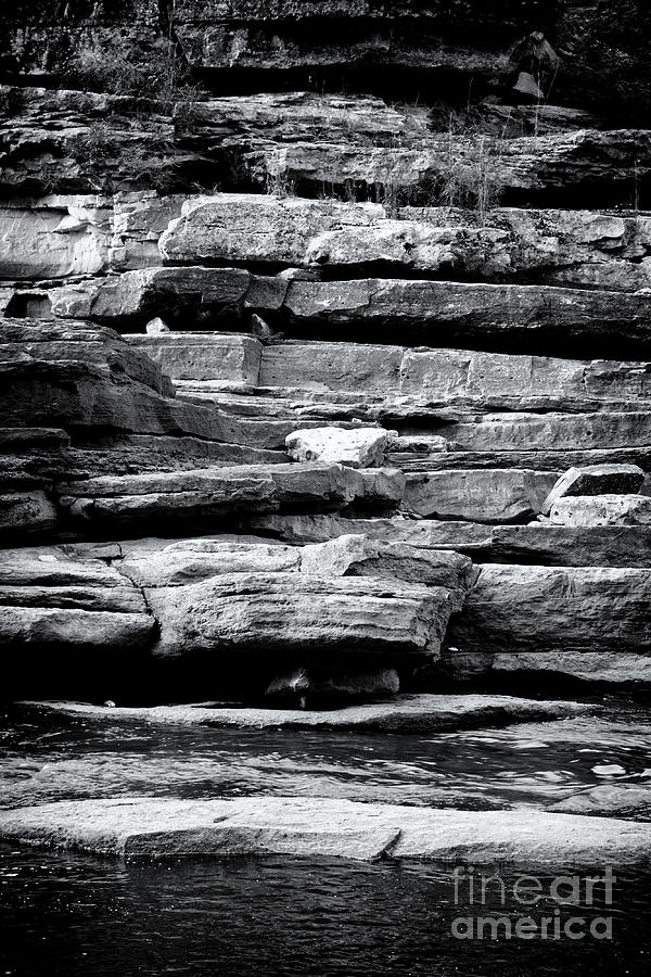 Black and White Rocks Photograph by Phil Perkins