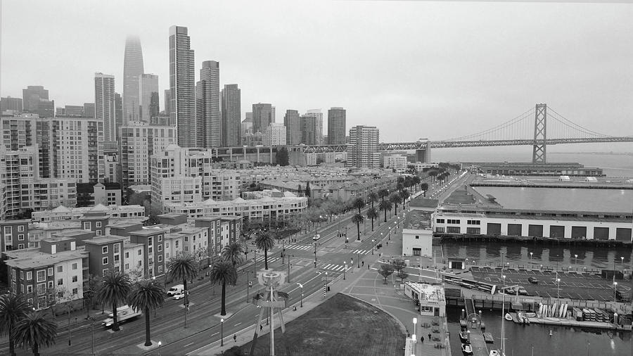 Black and White San Francisco Photograph by Dan Twomey