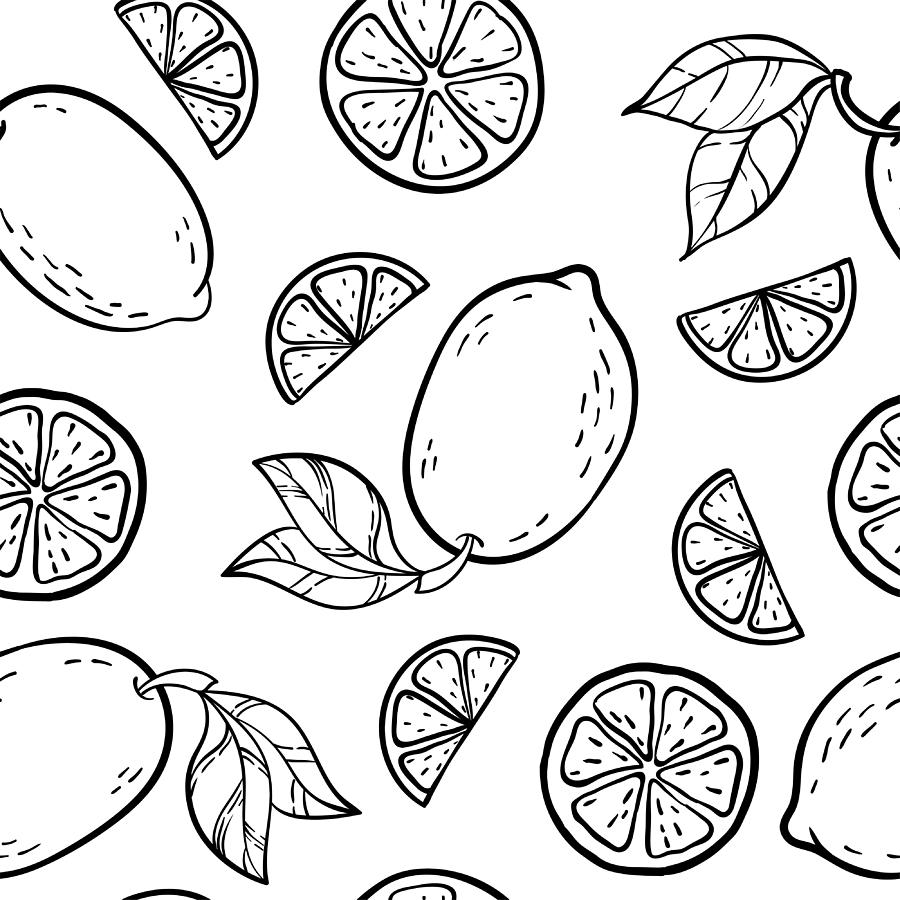 Lemon Drawing Lime Half Lemon Fruit Green Cartoon Small Fresh PNG Images |  PSD Free Download - Pikbest