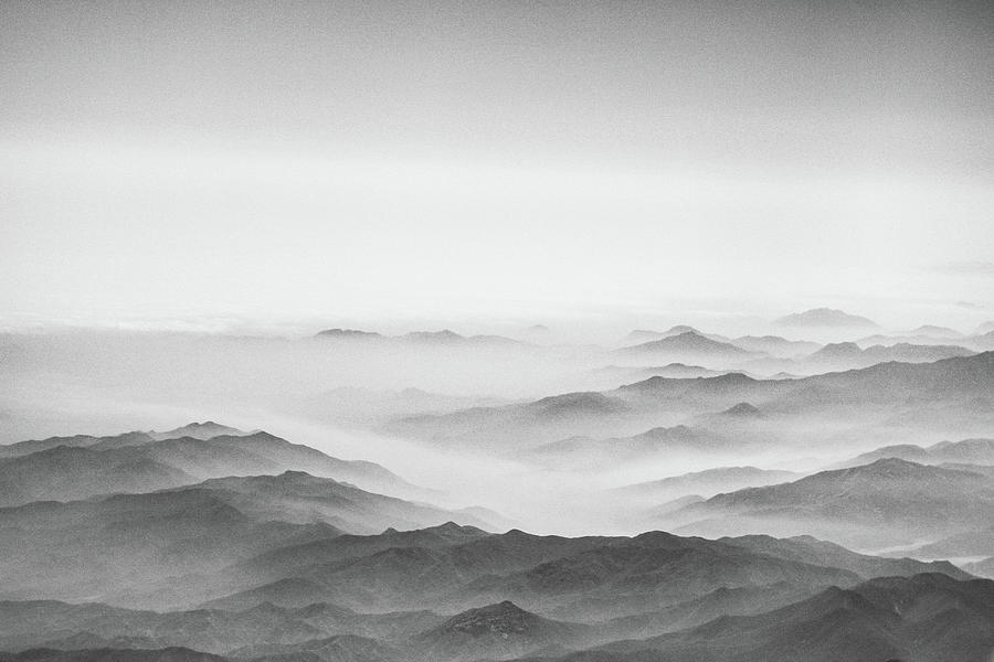 Black and White Silky Andes Mountains, Peru Photograph by Pierre ...