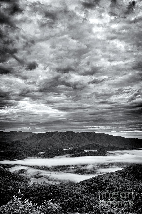 Black and White Vista Photograph by Phil Perkins