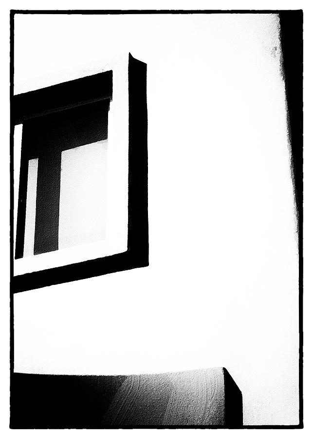 Black And White Window Photograph