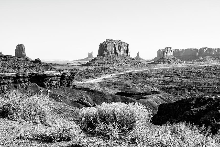 Black Arizona Series - Amazing Monument Valley II Photograph by Philippe HUGONNARD