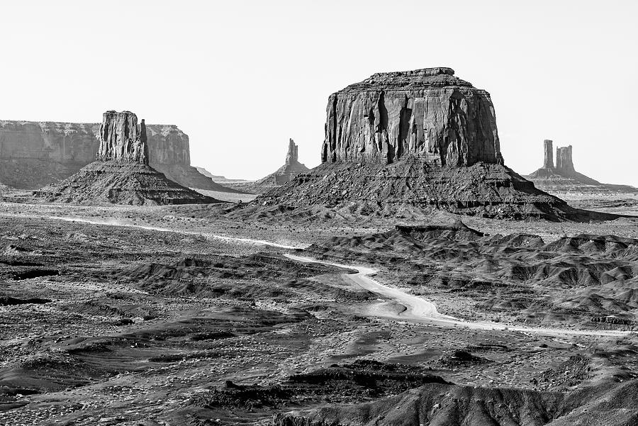 Black Arizona Series - Beautiful Monument Valley Photograph by Philippe HUGONNARD