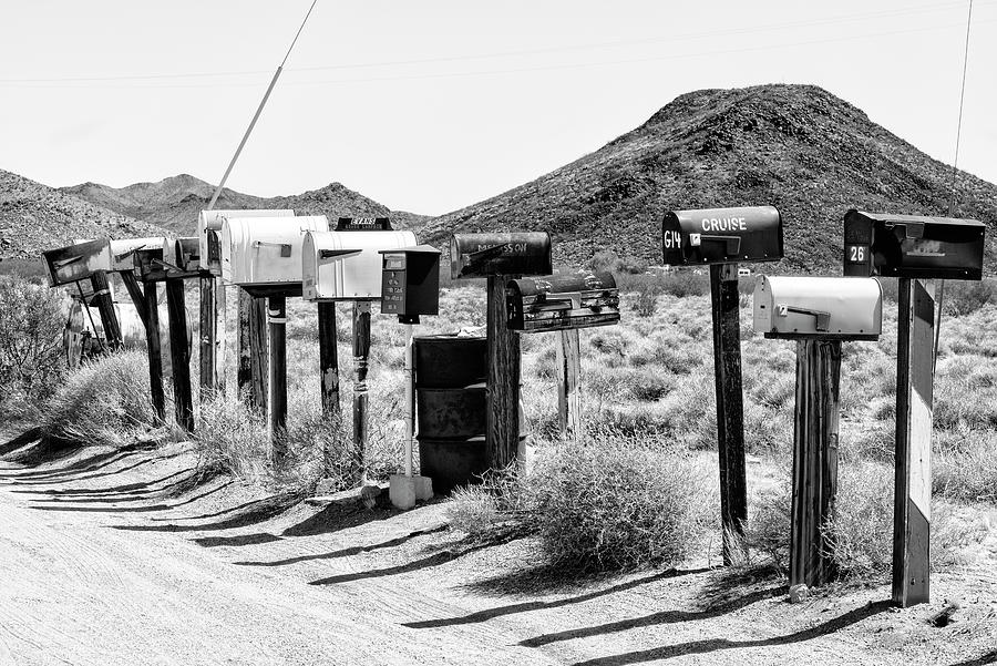 Black Arizona Series - Letterbox Photograph by Philippe HUGONNARD