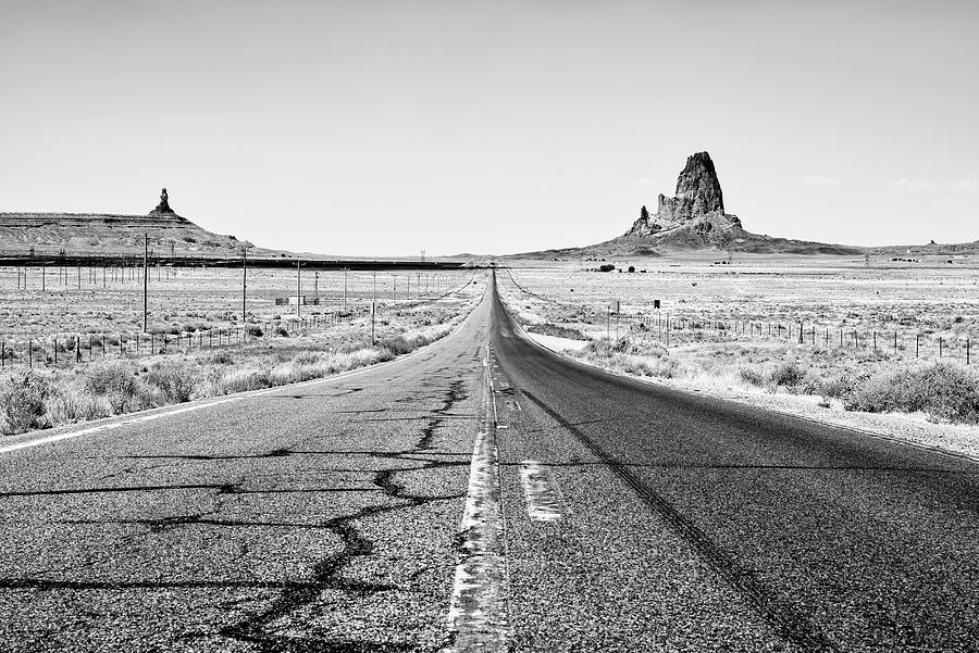 Black Arizona Series - On the road Photograph by Philippe HUGONNARD