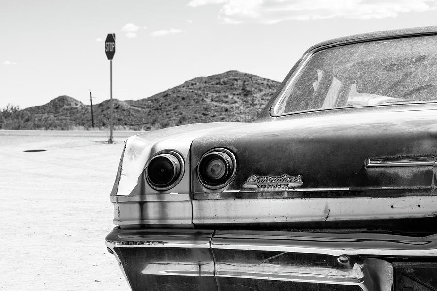 Black Arizona Series - Route 66 Chevrolet Carringtons Montrose Photograph by Philippe HUGONNARD