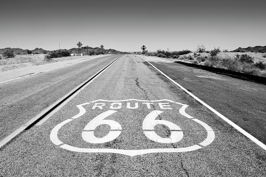 Black Arizona Series - Route 66 Photograph by Philippe HUGONNARD