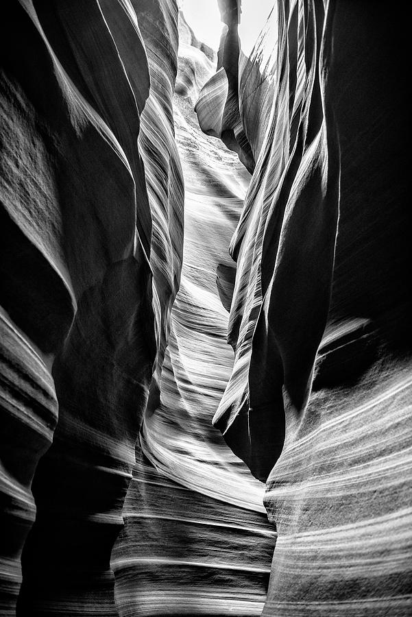 Black Arizona Series - The Antelope Canyon Natural Wonder I Photograph by Philippe HUGONNARD
