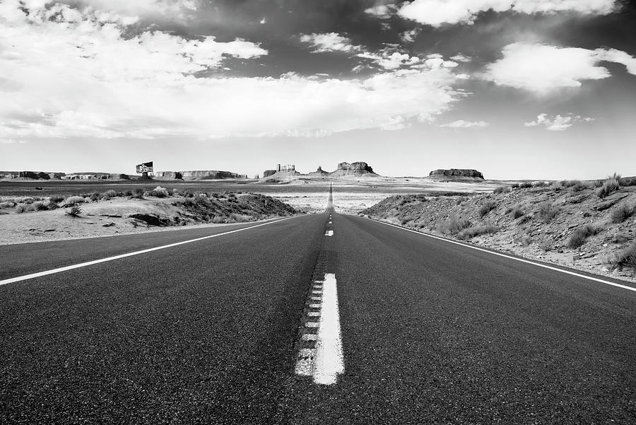 Black Arizona Series - The Valley Drive Photograph by Philippe HUGONNARD