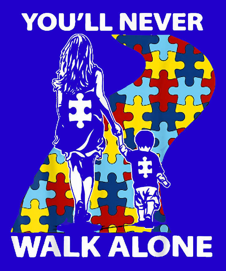 April is National Autism Awareness Month Poster by Douxie Grimo