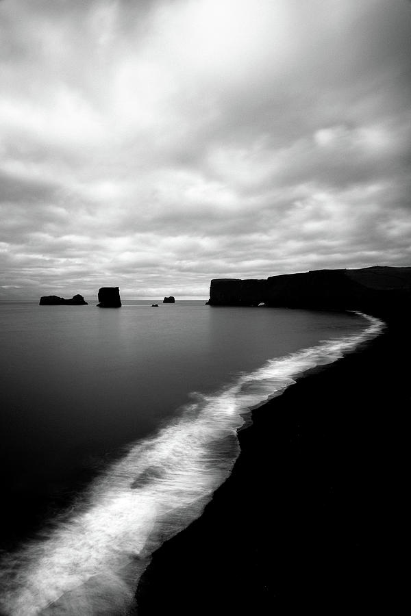 Black beach I - Vik, Iceland Photograph by George Vlachos
