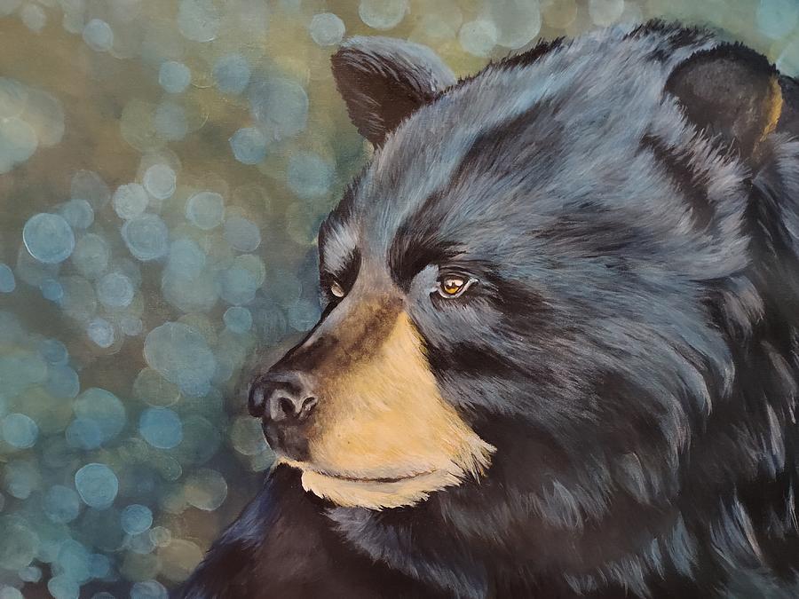 Black Bear Painting by Casey Chenault - Fine Art America