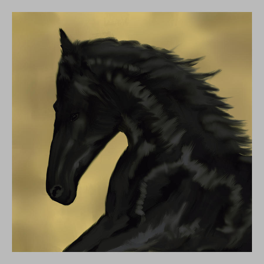 Black Beauty Digital Art by Ajay Ravindran - Fine Art America