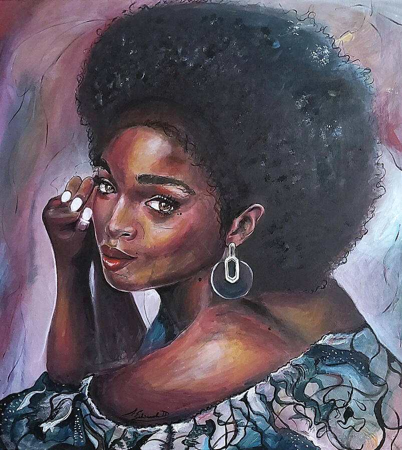 Black Beauty Painting by Alphonso Edwards II