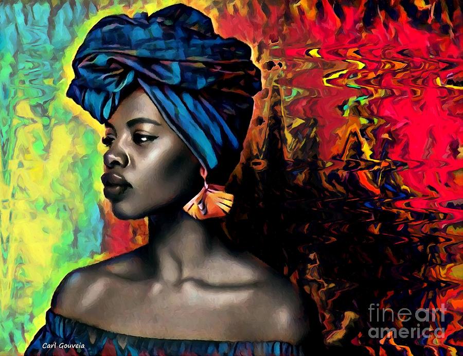 Black Beauty Mixed Media by Carl Gouveia