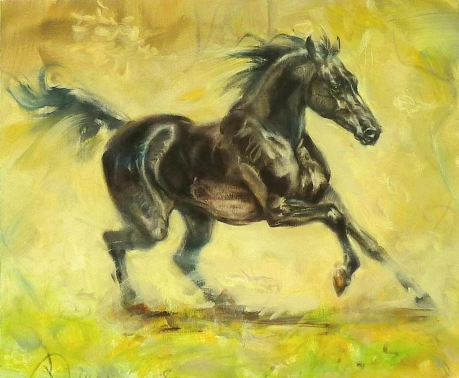 Black beauty Painting by Rumen Dimitrov - Pixels