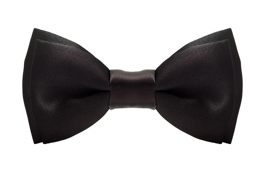Black Bow tie Photograph by Luso