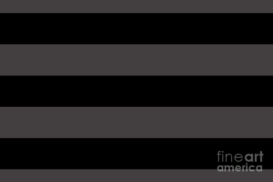 Black Brown Minimal Horizontal Stripe Pattern Pairs 2023 COTY Darkroom