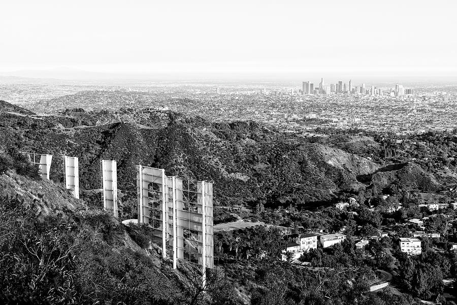 Black California Series - Hollywood Hills Photograph by Philippe HUGONNARD