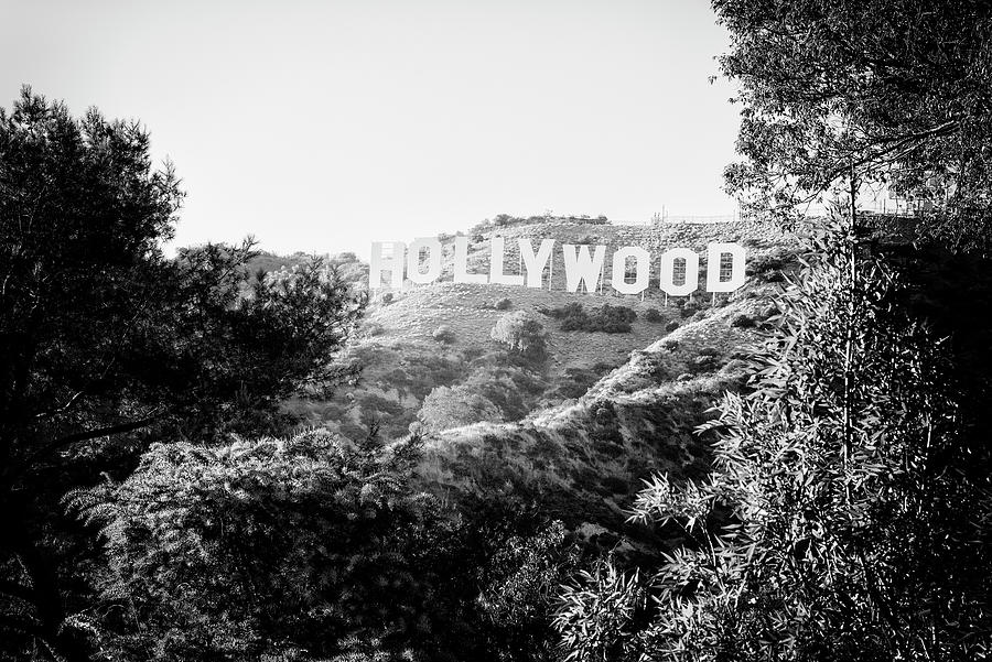 Black California Series - Hollywood Sign L.A Photograph by Philippe HUGONNARD