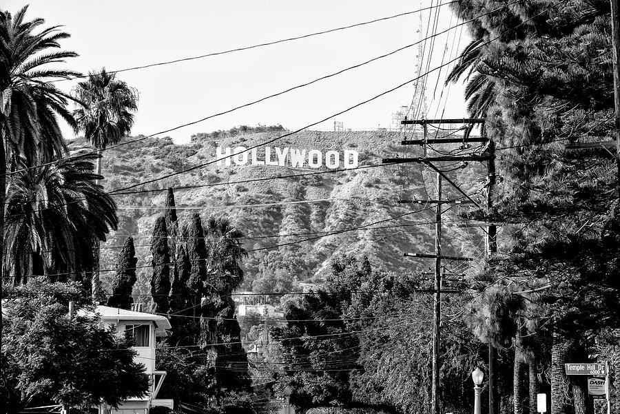 Black California Series - Hollywood Sign Photograph by Philippe HUGONNARD