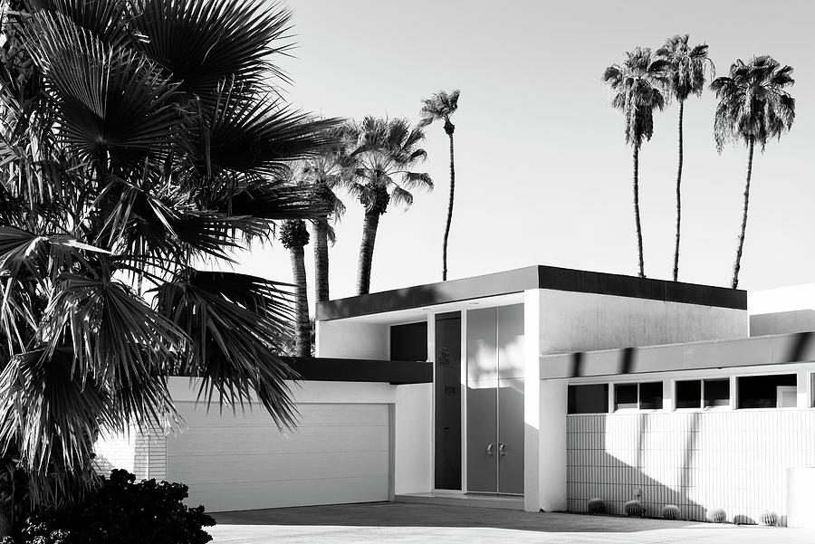 Black California Series - Palm Springs House Photograph by Philippe HUGONNARD