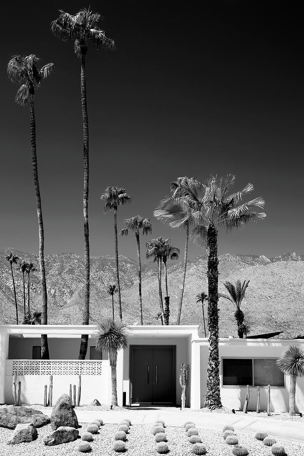 Black California Series - Palm Springs Midcentury Modern Photograph by Philippe HUGONNARD