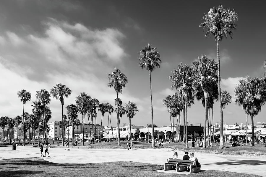 Black California Series - Summer at Venice Beach Photograph by Philippe HUGONNARD