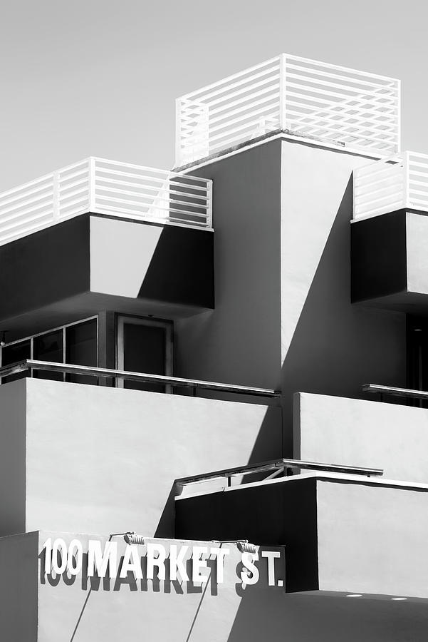 Black California Series - Venice Architecture Photograph by Philippe HUGONNARD