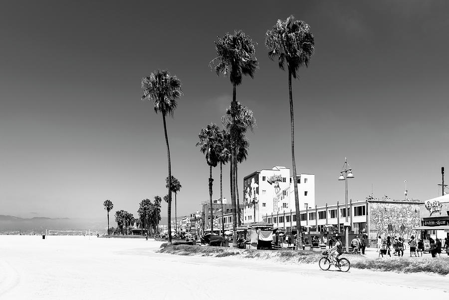 Black California - Venice Beach III Photograph by Philippe HUGONNARD