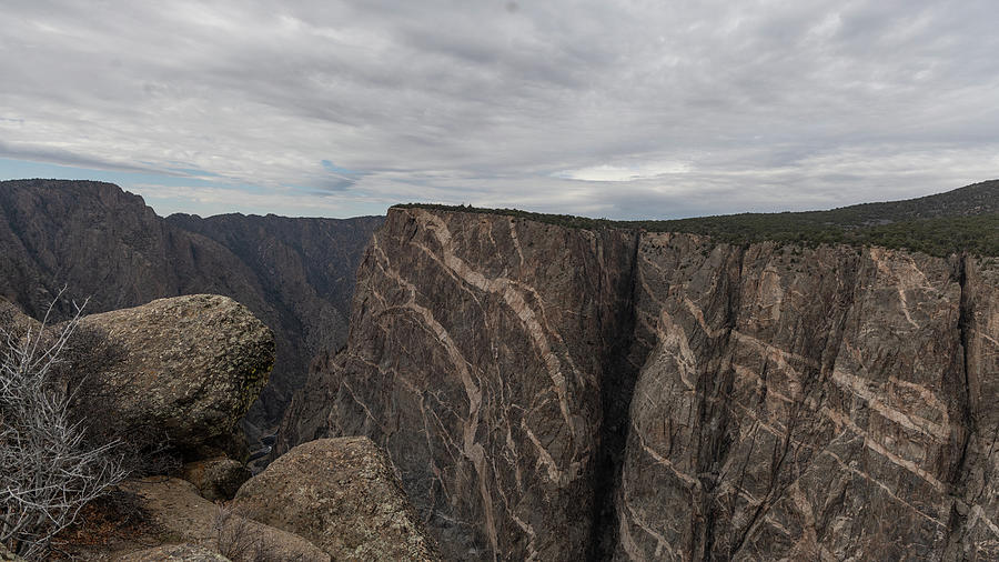 Black Canyon the Gunnison National Park The Wall Photograph by John McGraw