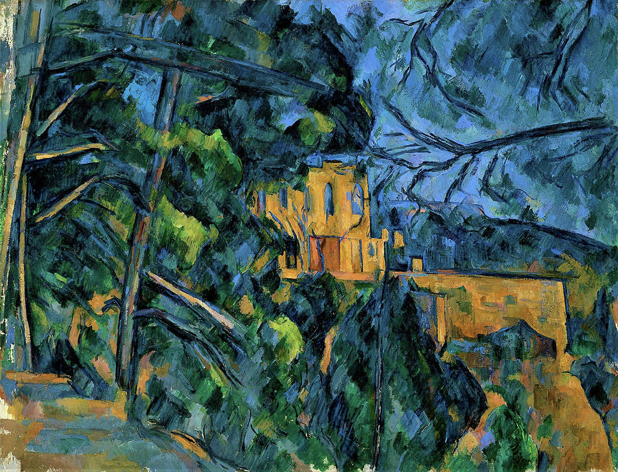 Black Castle - Digital Remastered Edition Painting by Paul Cezanne