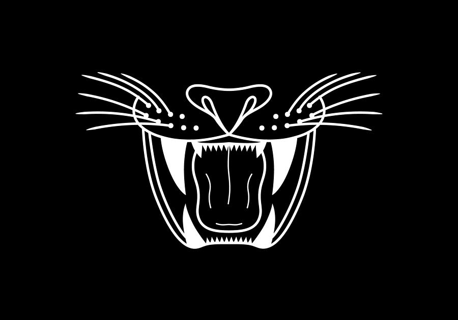 Black Cat Mouth Digital Art by Glenn Scano
