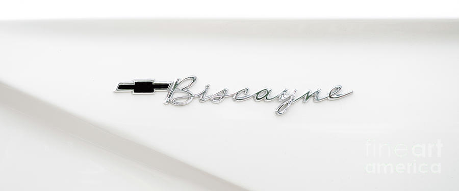 Black Chevrolet Logo - Chevy Biscayne Photograph