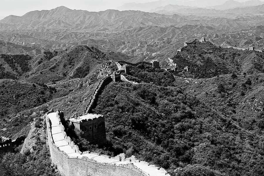 Black China Series - Great Wall of China I Photograph by Philippe HUGONNARD