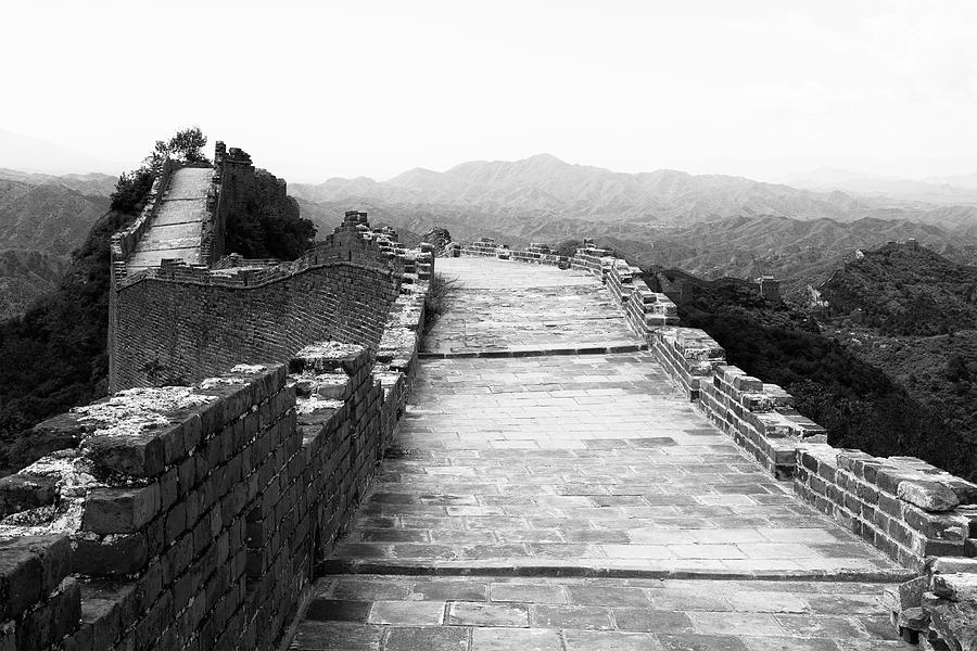 Black China Series - Great Wall of China X I I Photograph by Philippe HUGONNARD