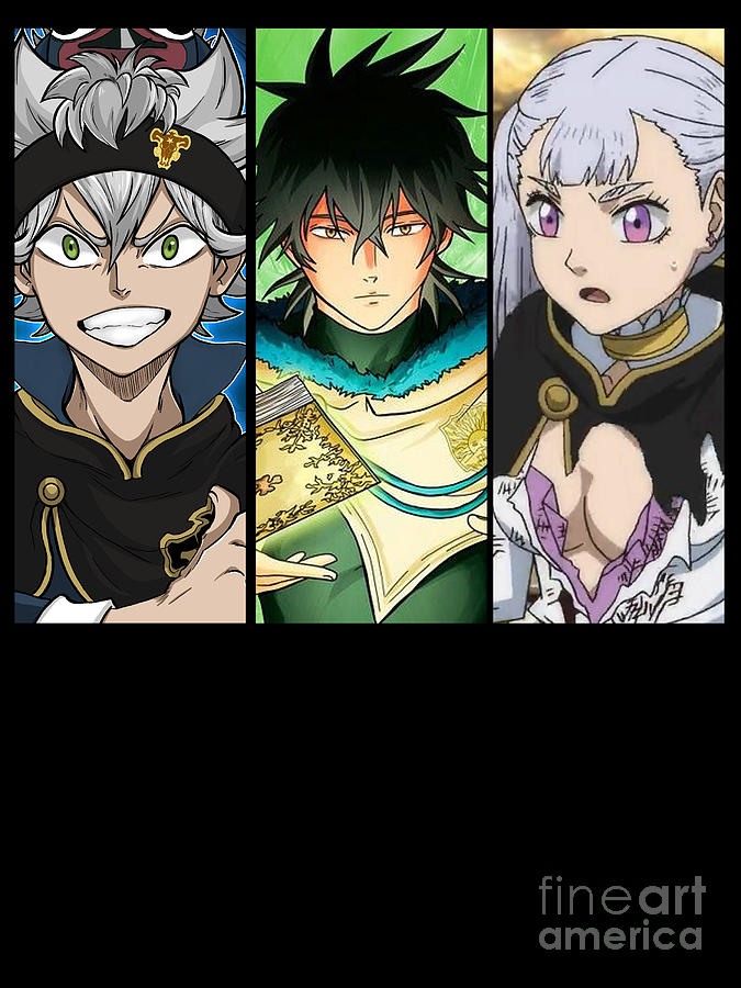 Black Clover Anime Characters Drawing by Anime Art - Pixels